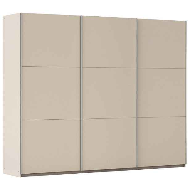 Rauch Möbel SKŘÍŇ S POSOUVACÍMI DVEŘMI, šampaňská, 261/210/59 cm