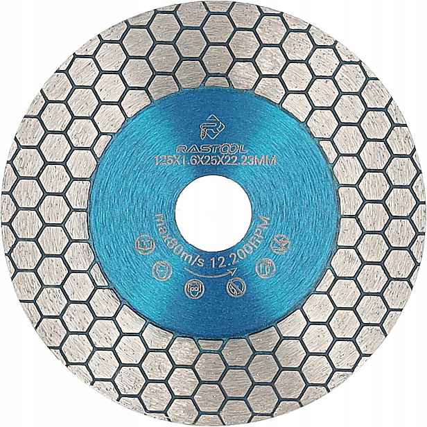 Diamantový Kotouč 125 MM Pro Řezání Pod Katem 45 Stupňů Slinuté Dlažby Fazwoania Pro