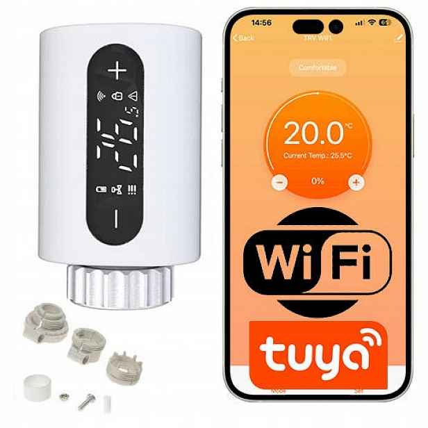 Termostatická Kartuše Tuya Elektronická pro ovládání Wifi vytápění