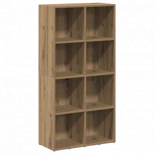 vidaXL Knihovna dub artisan 66x30x130 cm kompozitní dřevo