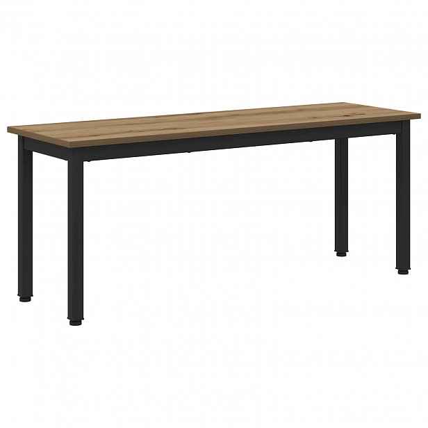 vidaXL lavice Dub artisan 110 x 35 x 45 cm Kompozitní dřevo