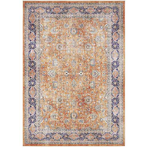 Oranžový orientální koberec Elle Decor 80 x 150 cm