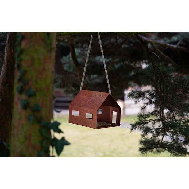 Ptačí krmítko Corgarden CASA 1040 30 x 21 x 23 cm Corten