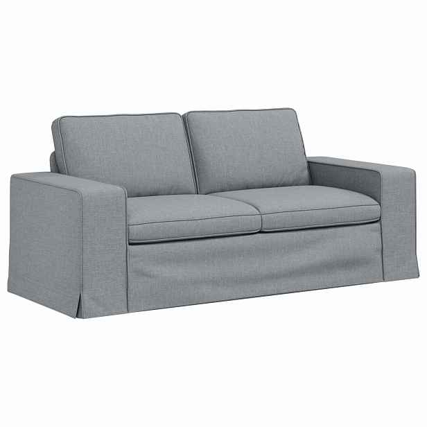 vidaXL Pohovka Světle šedá 182 x 80 x 82 cm textil
