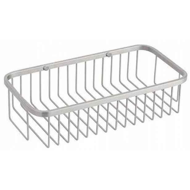 Sprchový košík 30 cm vysoký, kartáčovaná Ocel Stella Classic