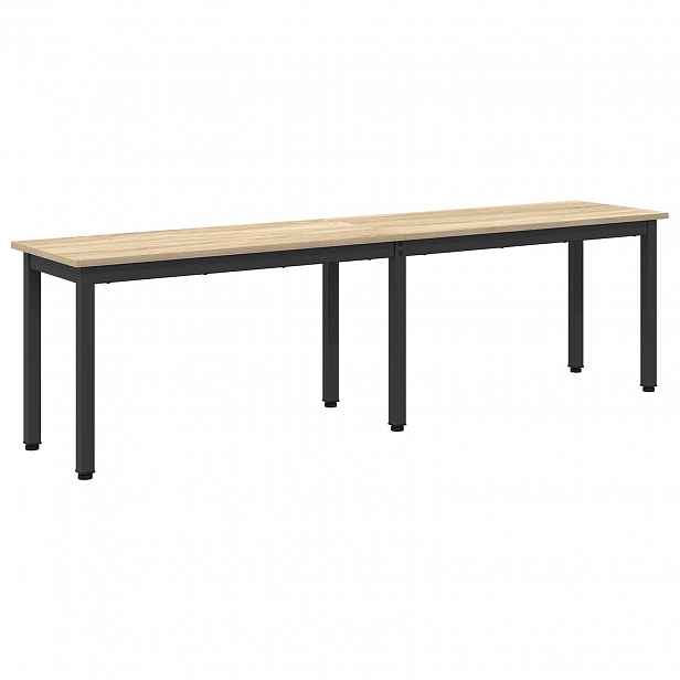 vidaXL lavice Dub sonoma 160 x 35 x 45 cm Kompozitní dřevo