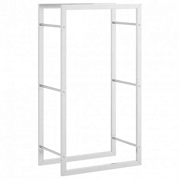 vidaXL Stojan na palivové dřevo 50x28x94 cm nerezová ocel