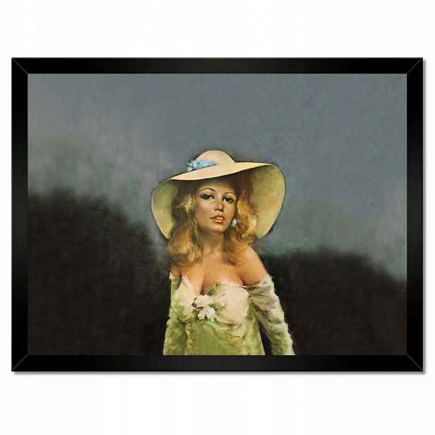 Plakáty v rámu 40x30 Brigitte Bardot Klobouk