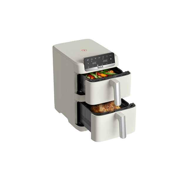 Horkovzdušná fritéza Tefal Easy Fry Crispy Stack EY752AE0 Krémová