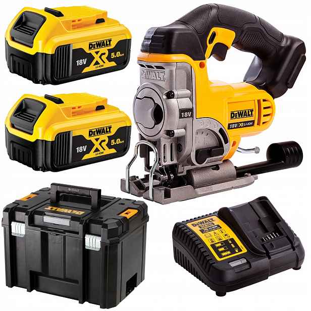Přímočará pila 18V 2Aku 5Ah DeWALT DCS331P2 Tstak VI