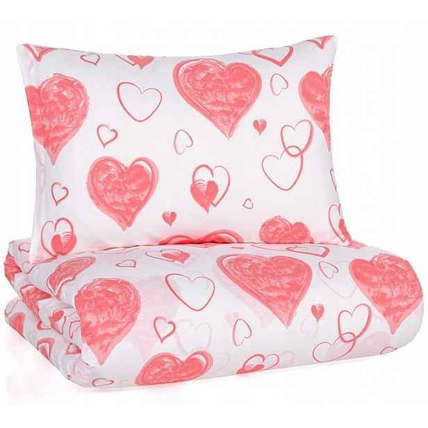 Bavlněné ložní povlečení Pink Love