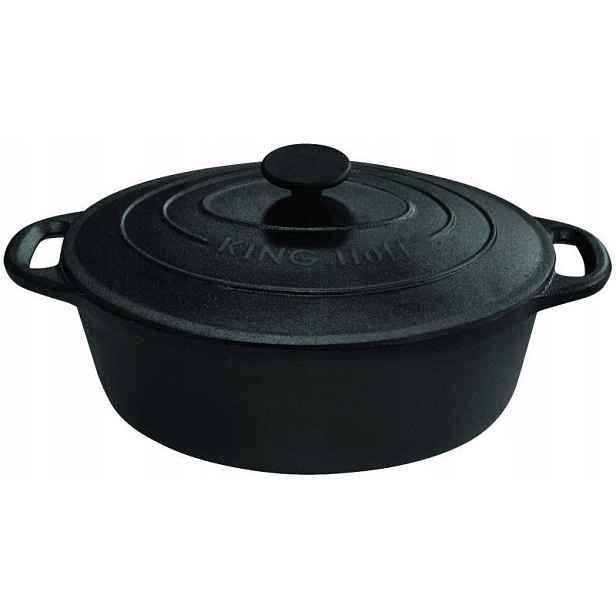 Kinghoff Pekáč Forma Na Pečení Masa Zeleniny Litinová 33 CM 62 L