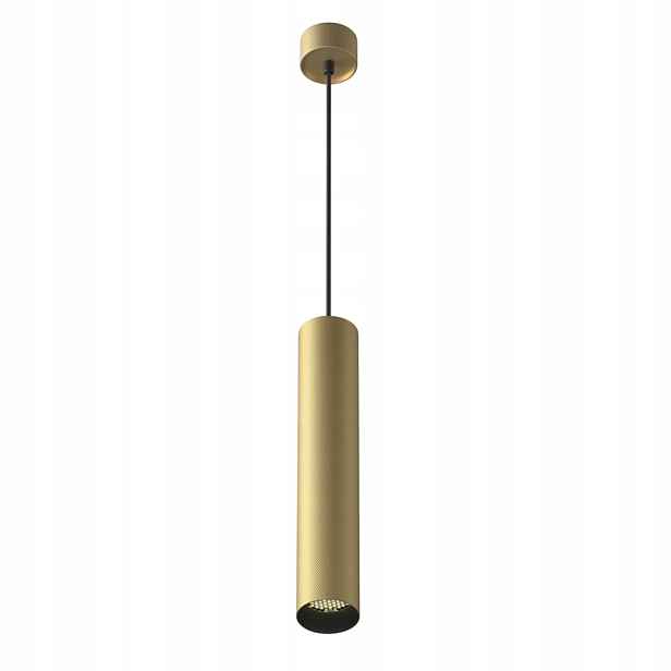 Maytoni Závěsná lampa zlatá tuba GU10 10W z hliníku Artisan IP20