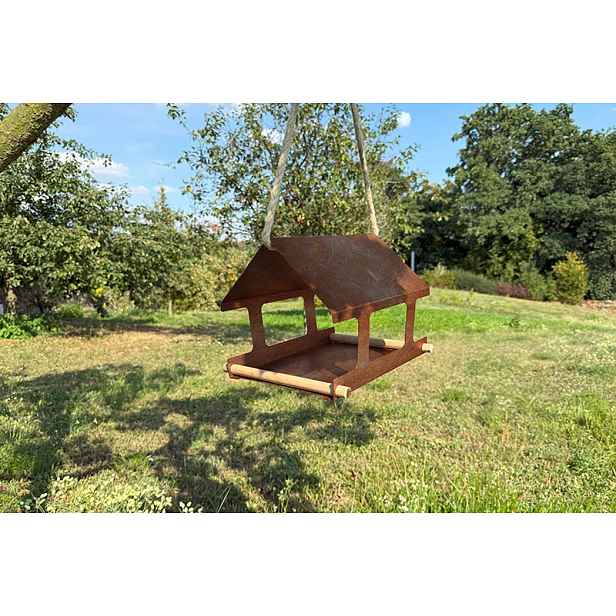 Ptačí krmítko Corgarden NIDO 1039 30 x 25 x 23 cm Corten