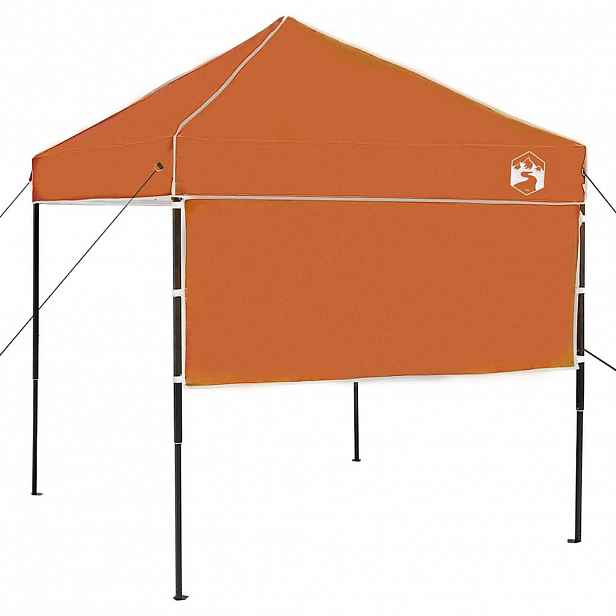 vidaXL Plachtový Stan 194 x 194 x 251 cm Oranžová Textil