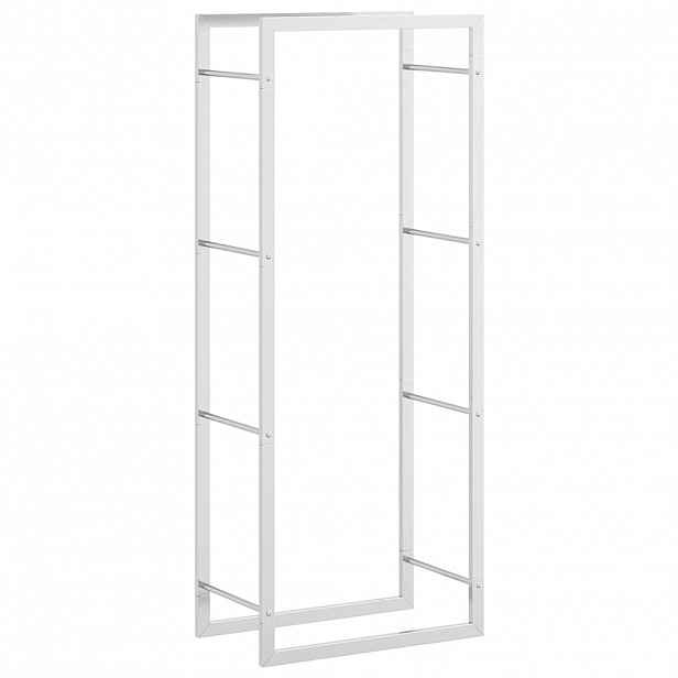 vidaXL Stojan na palivové dřevo 50x28x132 cm nerezová ocel