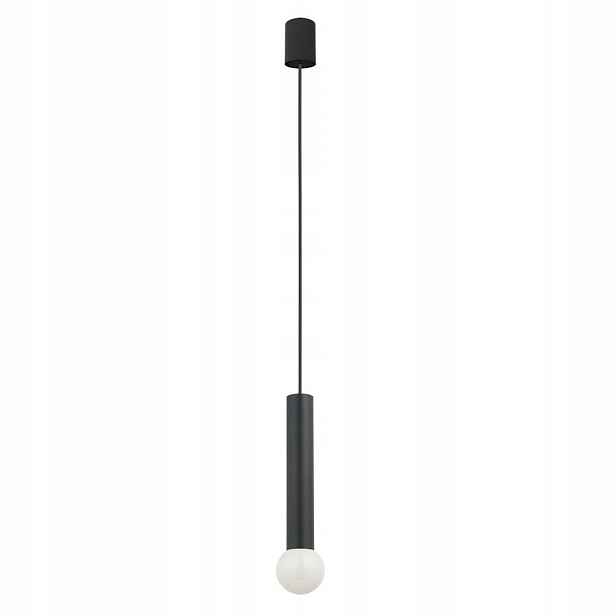 Závěsná lampa Baton černá, moderní design nad stůl Nowodvorski