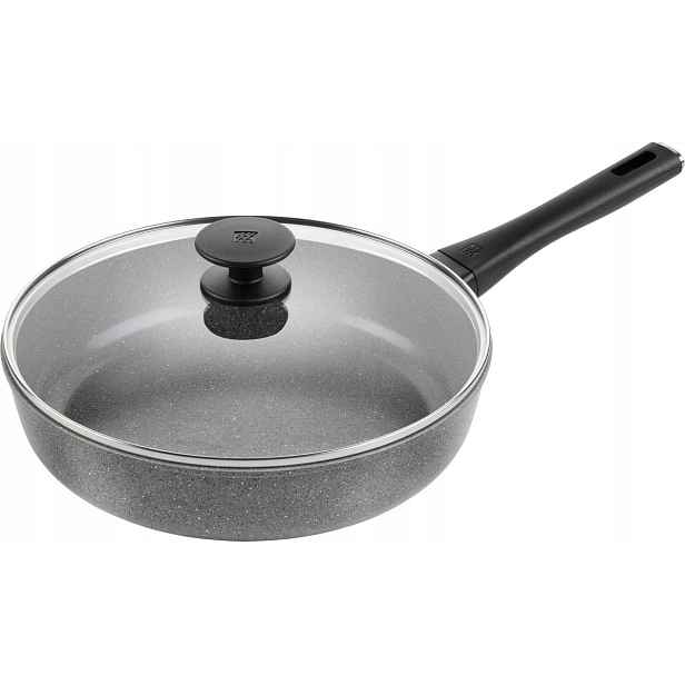 Zwilling Terreno Plus Sauté pánev s poklicí 28 cm, šedá