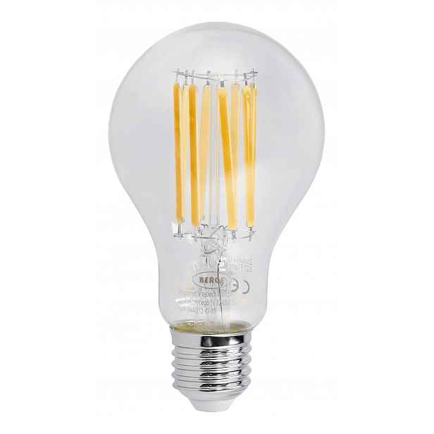 10x Led žárovka E27 18W 150W 1980lm 3000K Teplá žárovka Loft A70 Sada