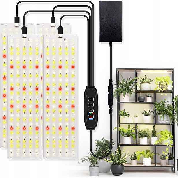 Full Spectrum Sluneční Světlo Lampa Pro Růst Pěstování Rostlin 30CM 4KS
