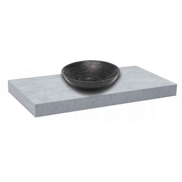 Deska pod umyvadlo bez umyvadla Naturel Dolce 140x8x50 cm beton mat DO14050BE