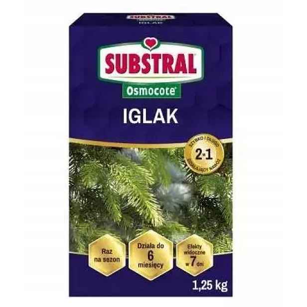Substral 1,25 kg Hnojivo Osmocote Dlouho působící jehličnan Thuja Zdravé výhonky