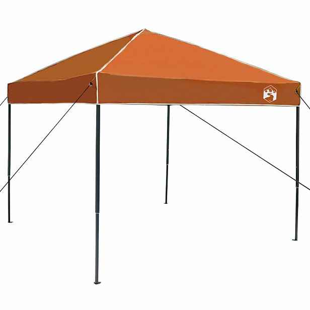 vidaXL Plachtový Stan 243 x 243 x 251 cm Oranžová Textil