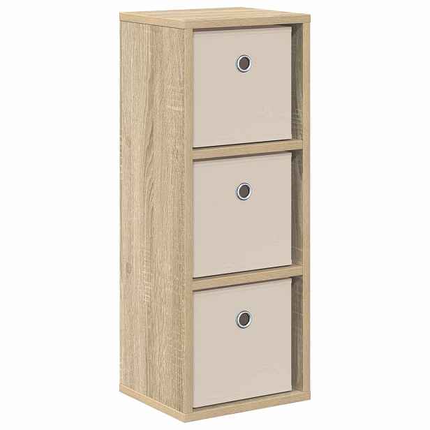 vidaXL Servírovací skříň Sonoma dub 25,5 x 22 x 69,5 cm