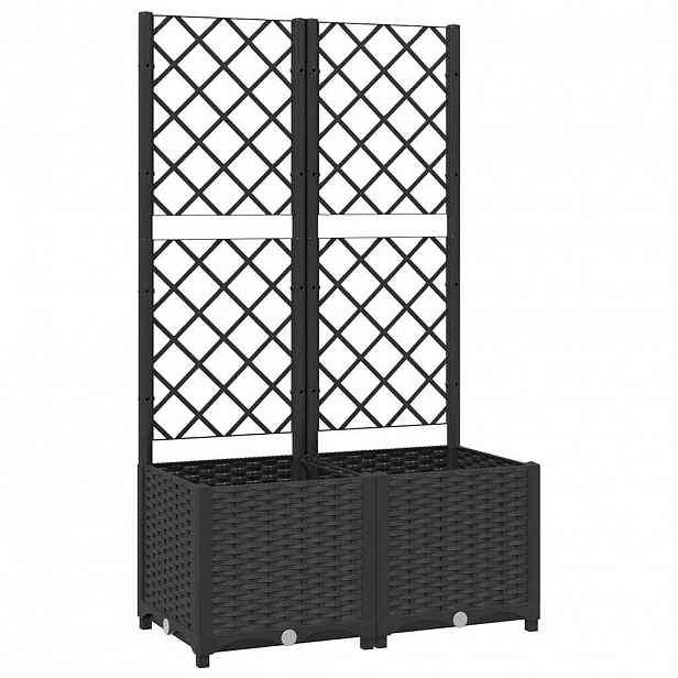 vidaXL Zahrada Černá 80 x 40 x 136 cm