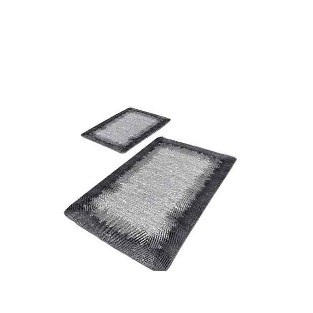 Černo-šedé koupelnové předložky v sadě 2 ks 60x100 cm – Mila Home