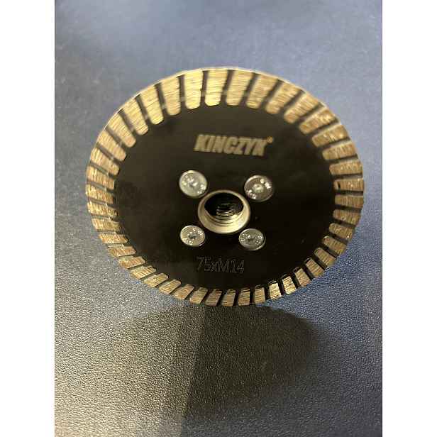 Diamantový kotouč pro podřezávání 75 mm/M14 Kińczyk 471012