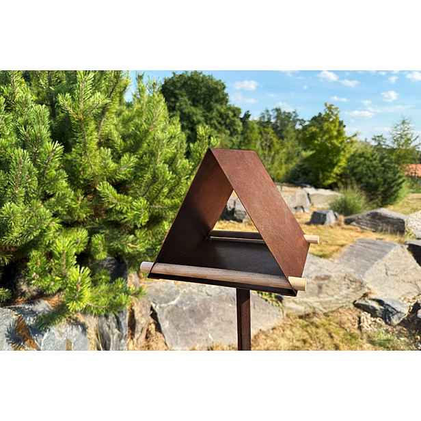 Ptačí krmítko Corgarden VELA 1041 25 x 25 x 20 cm Corten