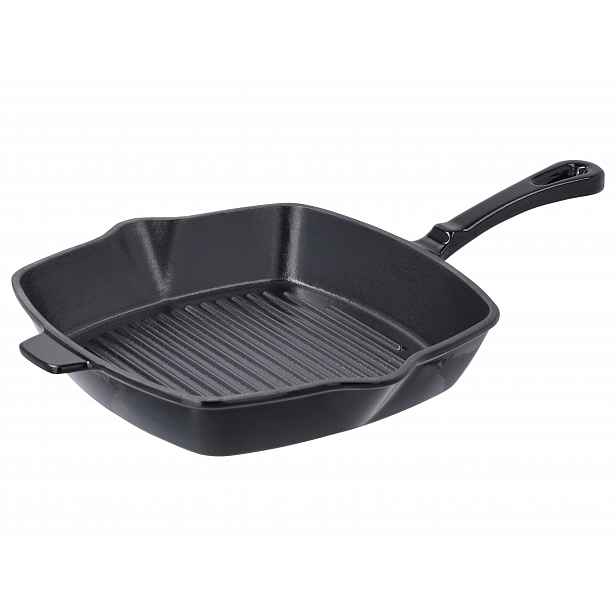 Silvercrest® Litinová grilovací pánev, Ø 24 cm (černá)