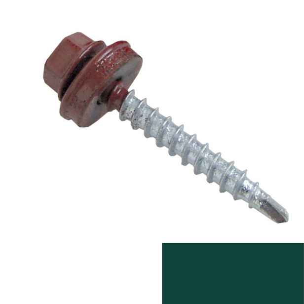 Šroub samořezný spojovací MAXIDEK FRS 4,8×35 RAL 6005 zelená