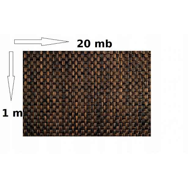Technorattanová rohož RC30 s očkem, 1 m x 20 m (30)