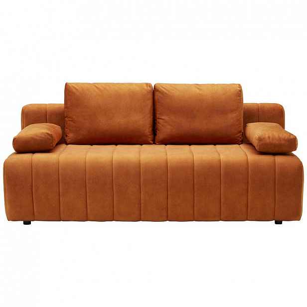 Xora Rozkládací Pohovka, Textil, Rezavá