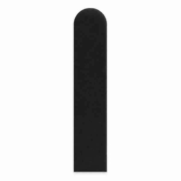 Čalouněný nástěnný panel různé rozměry x šířka 20 cm černá oblouk MyBestHome Rozměr: 20x60 cm