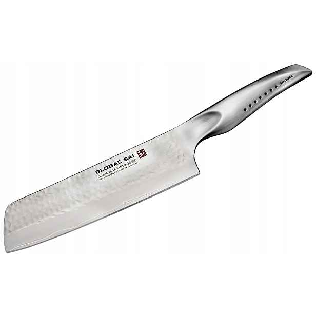 Nůž na zeleniny Global SAI-04 19 cm Cromova 18 kladívkový Japonsko