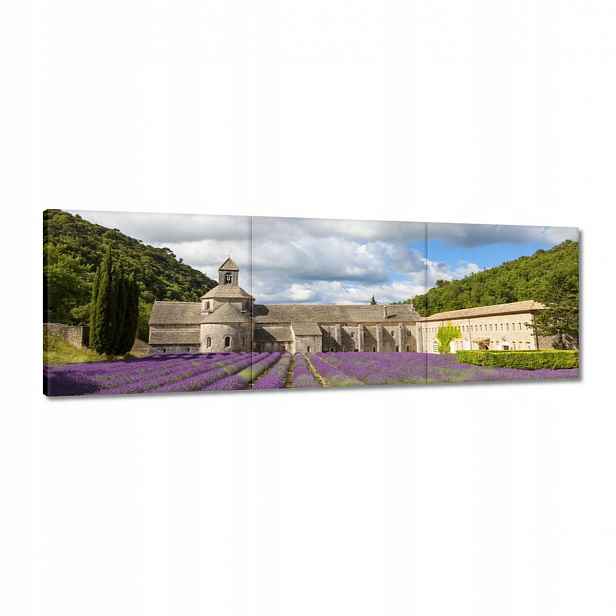 Obrazy 120x40 Francouzská Provence a levandulové pole