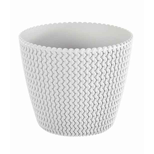 Prosperplast Květináč Splofy I bílý, varianta 39,1 cm