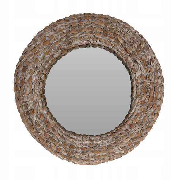 Zrcadlo boho Dekorativní velké nástěnné Pletené 43 cm