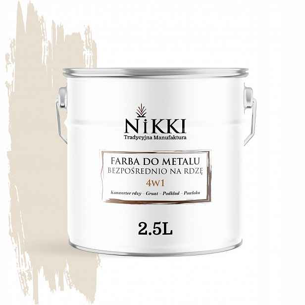 Barva Přímo Na Rez 4v1 Pozinkovaná Pozink Barva Ral 9001 Matná 2,5L