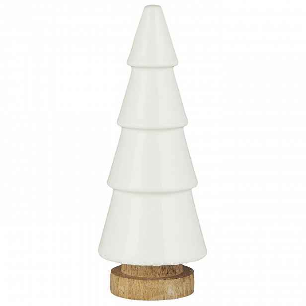IB Laursen AKCE Bílý vánoční strom YULETIDE 17 cm II.jakost