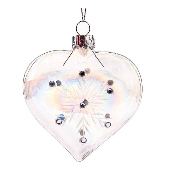 Skleněná vánoční ozdoba 8,5 cm Heart – Dakls