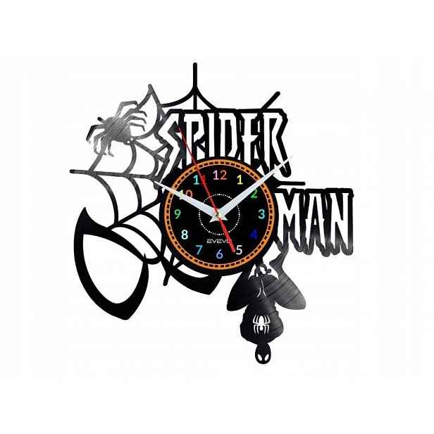 Spiderman Nástěnné Hodiny Vinylová Deska Dárek Památka K Narozeninám