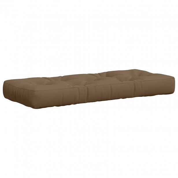 vidaXL Polstr na paletu VIANEN 100% polyester Taupe 120 x 40 x 12 cm