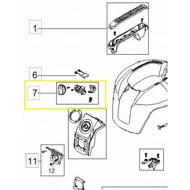 Vypínač vysavače Husqvarna 325 l