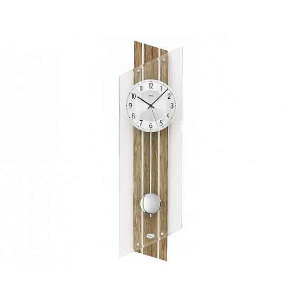 Kyvadlové nástěnné hodiny 5302 AMS řízené rádiovým signálem 84cm