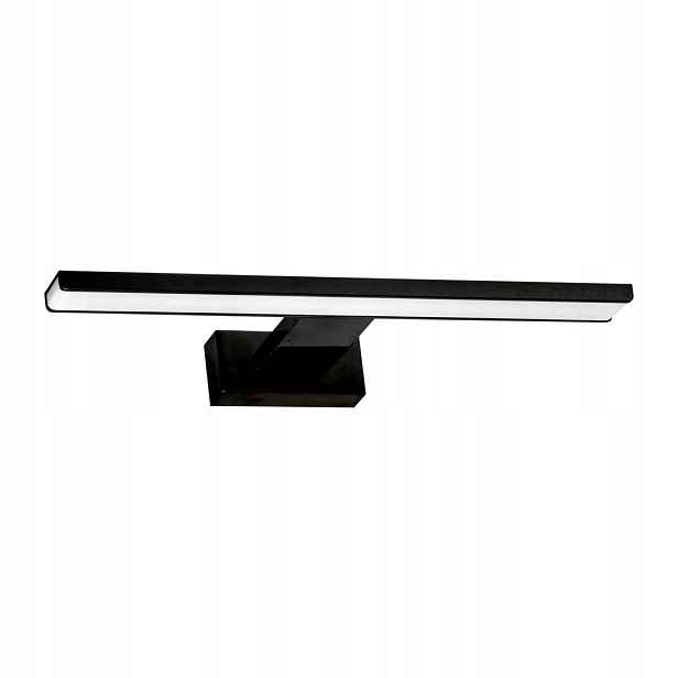 Nástěnná lampa nad zrcadlo Shine Black 30x4x11 cm 7W Led IP44 Moderní