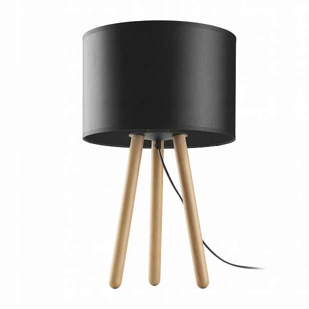 Noční Lampa Tokyo Černá Hnědá Stínidlo 52 cm Stolní lampa Psací stůl Kancelář